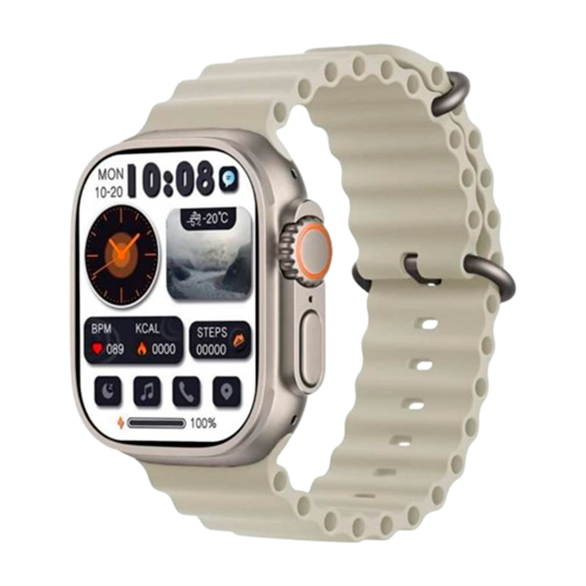 Smartwatch HK8 Pro Max Inalámbrico | Beige