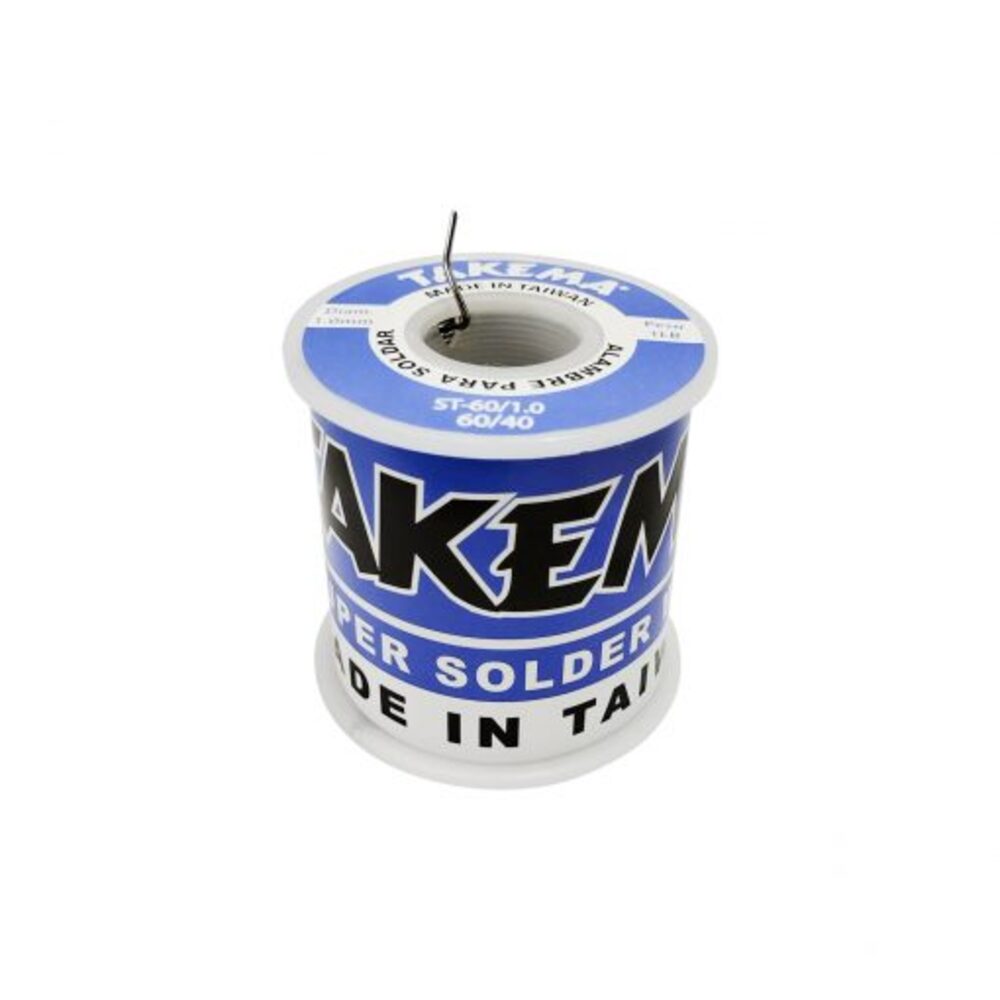 Rollo de Estaño 60/40 1.0mm 1 Libra St-60/1.0 Takema