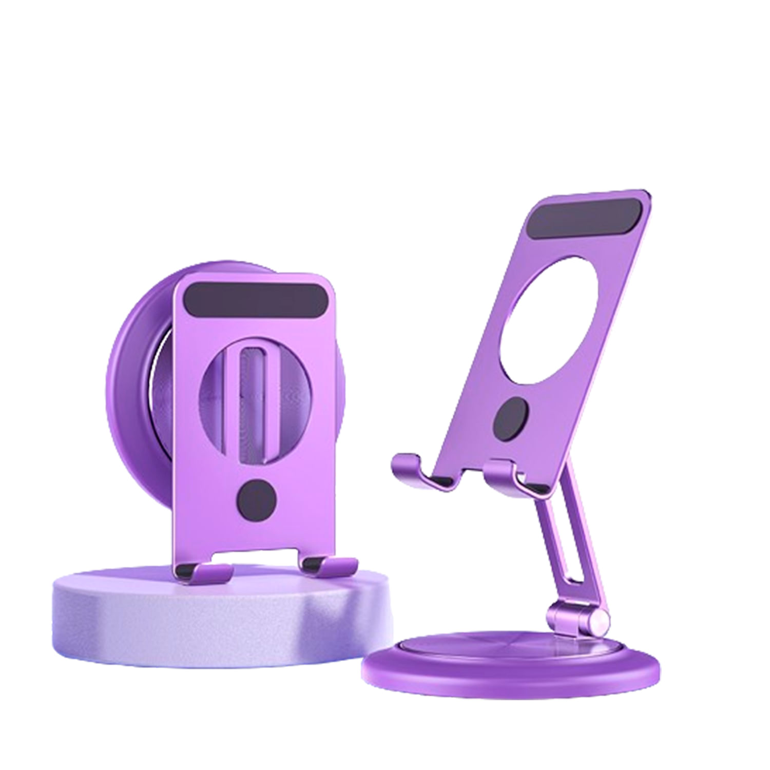 Soporte para celular Corporativos S&T For Business Aluminio Giro 360° JHZ8 Lila-Tablet