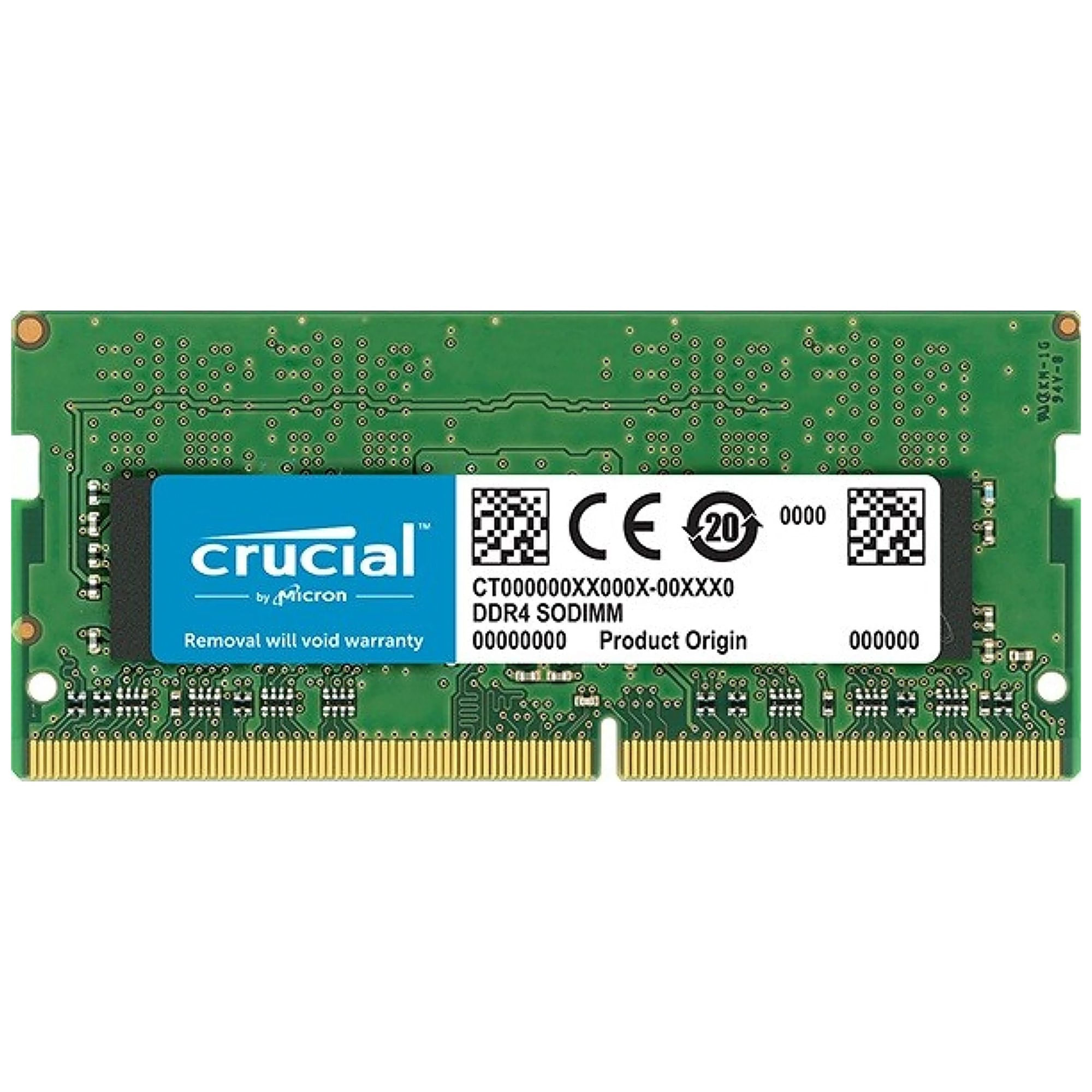 Memoria RAM Crucial 4GB DDR4 2666 MHz SO-DIMM 260pin PC4-21300 CL19 - CT4G4SFS8266