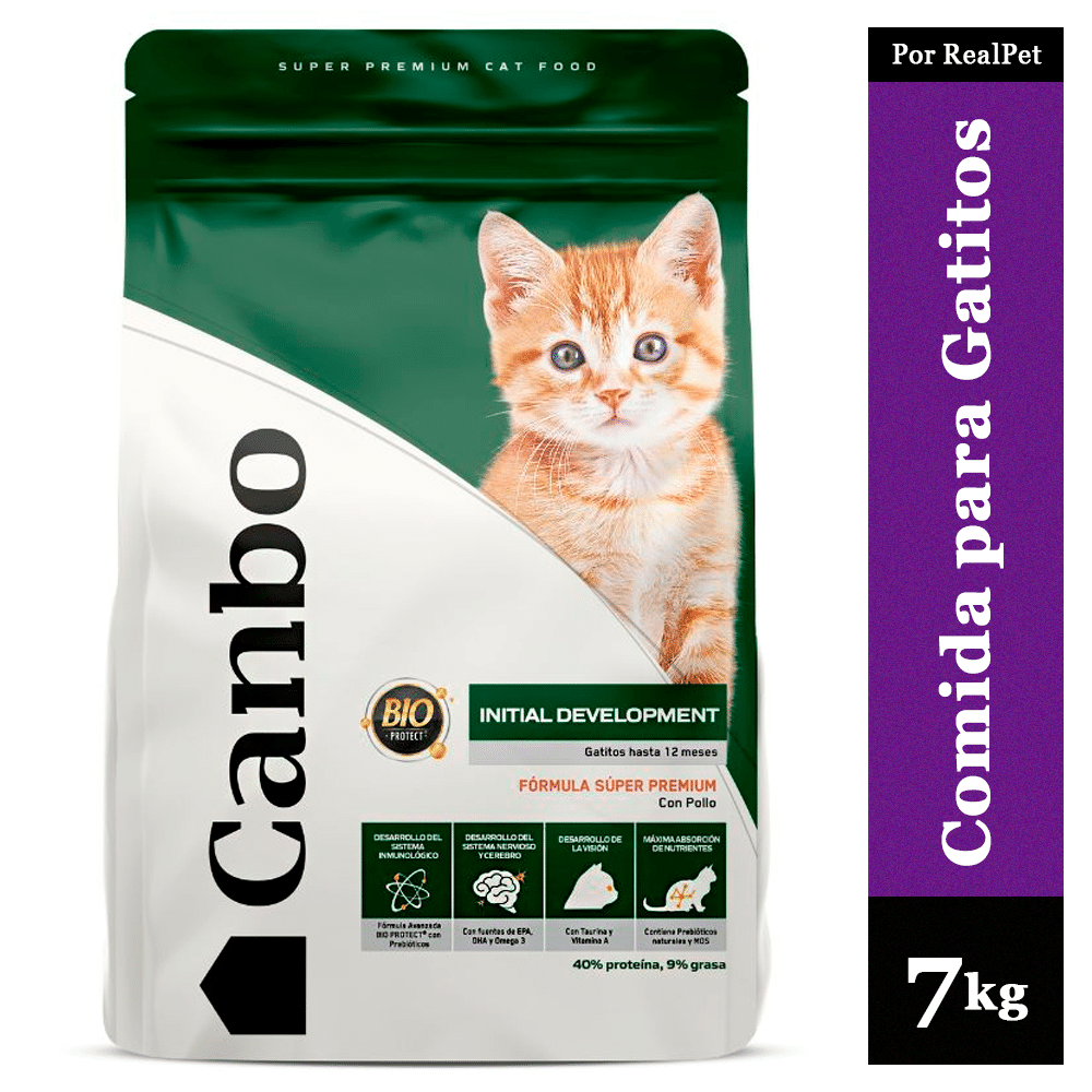 Comida para Gatitos Canbo Super Premium Desarrollo Inicial Pollo 7 kg