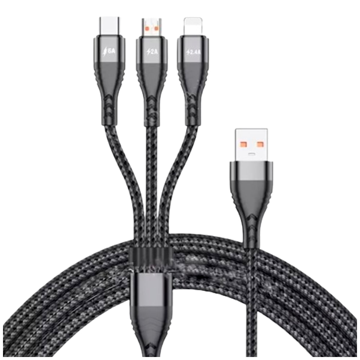 Cable Adaptador 3 en 1 X7 de 100W con 1.2m de largo