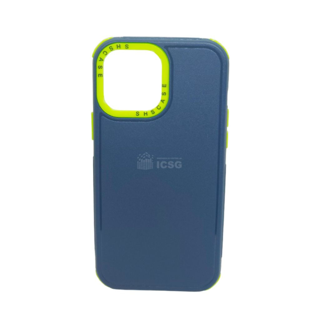 Funda Anticaidas de protección para iPhone 14 Pro Max - AZUL