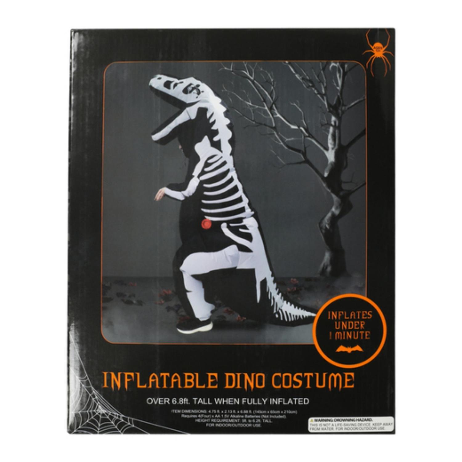Disfraz Inflable Esqueleto de Dinosaurio