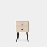 Velador Vintage Paco 2 Cajones R&R MUEBLES