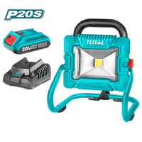 Lampara Reflector 20v 20w Incluye Bateria 2Ah y Cargador Total TWLI20258