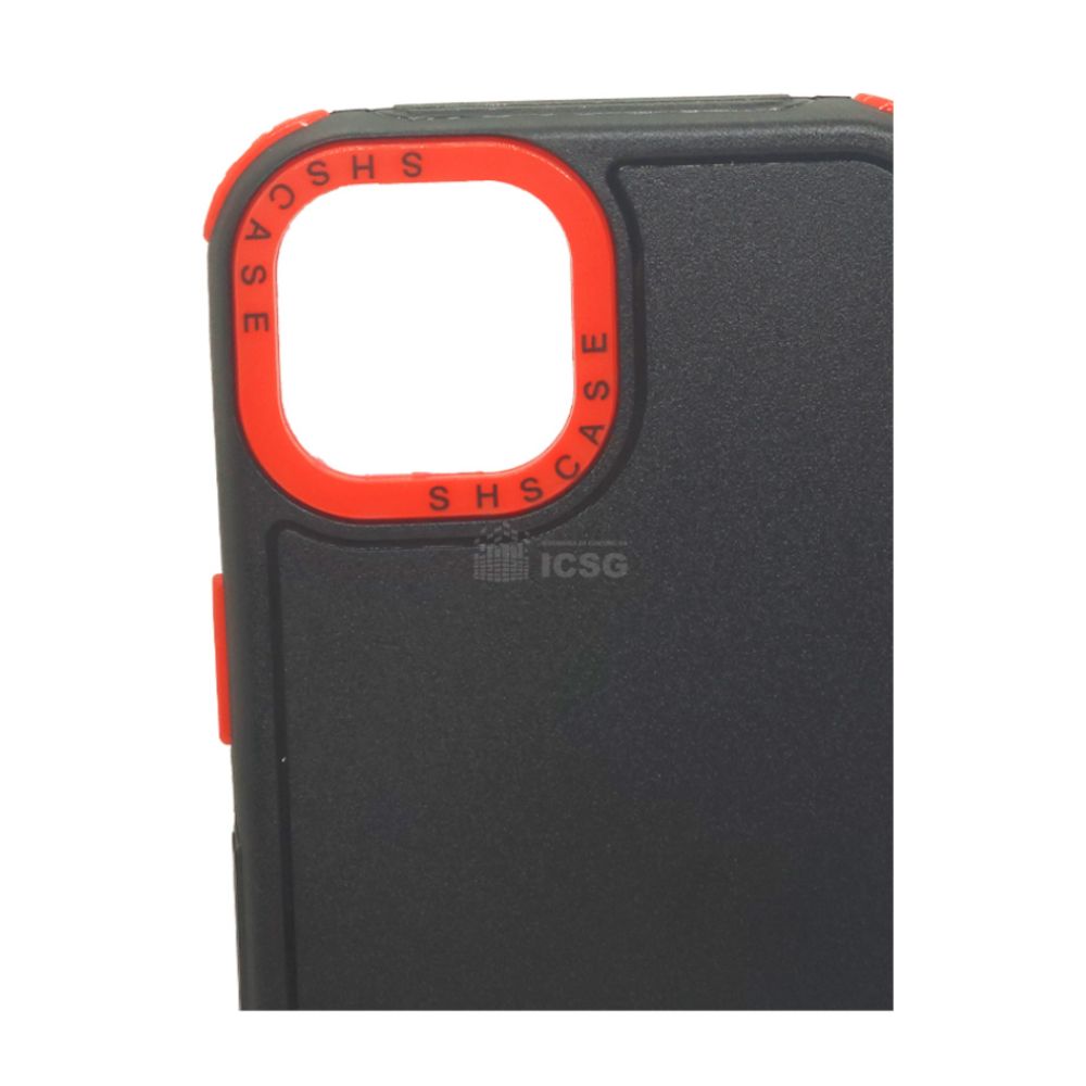 Funda Anticaidas de protección para iPhone 14 Pro Max- Rojo