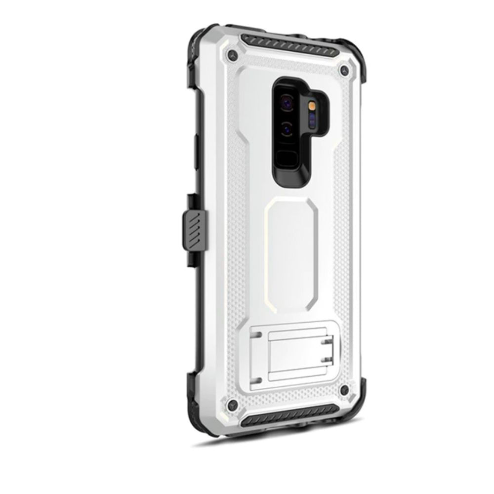 Case Soporte Magnetico a Prueba de Golpes para Samsung S9 plus - Plomo