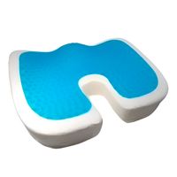 Asiento Cojín Viscoelástico con Gel Ortopédico con forro y asa