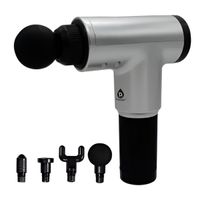 Masajeador Facial Gun Eléctrico Portátil | Gris