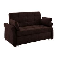 Sofá Cama Ressen con Almohadas 2 Plz - Chocolate