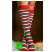 Medias Largas Diseño Navideño Bucaneras Unisex Multicolor