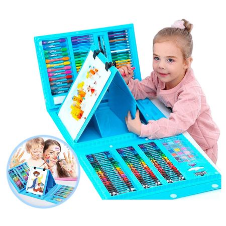 Mega Set de Arte y Dibujo Creativo para Niños 208 Pcs