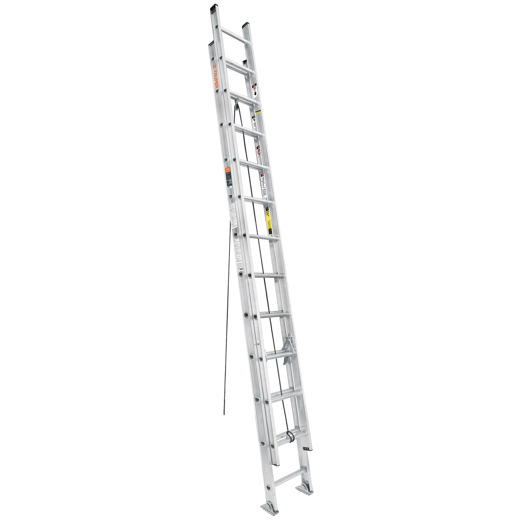 Escalera Telescopica 24 Peldaños capacidad de carga 150 Kg Truper 16028