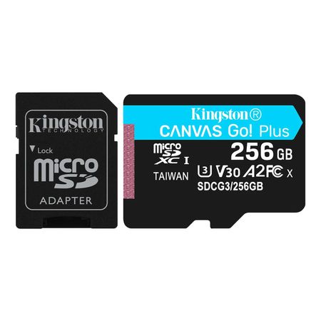 Memoria Kingston Microsd 256Gb Class (10) 170Mb/S Canvas