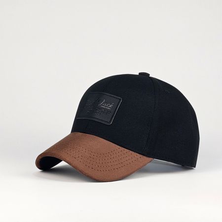 Gorra Bird Jack Negra Con Marrón