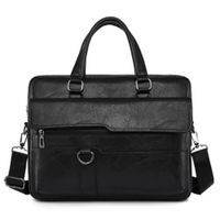 Bolso De Trabajo Maletin Elegante Para Ordenador Mochila Oficina Laptop - NEGRO