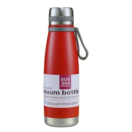 Termo Tomatodo de Acero Inoxidable con Filtro Para Té de 800 Ml Color Rojo