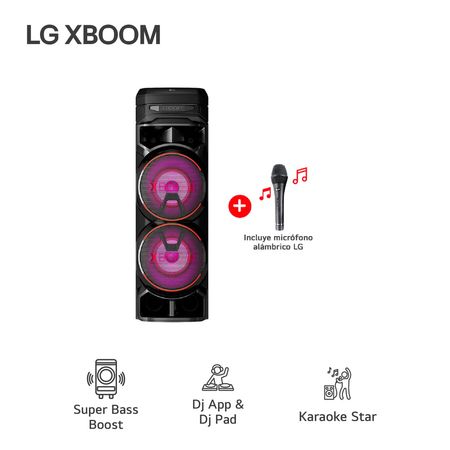 Torre de Sonido Multi-bluetooth Lg Xboom RNC9 Karaoke Start