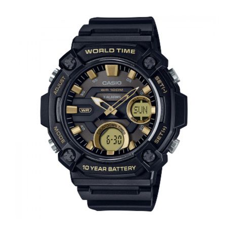 Reloj Casio Aeq-120w-9avdf Negro Hombre