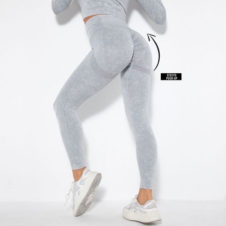 Leggins Deportivo Atenea con Push UP Gris Talla S