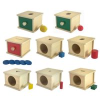Set 8 cajas de permanencia Chanitos Cunita montessori