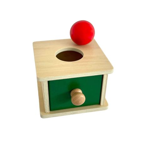 Caja con esfera Chanitos Cunita montessori CMS-CAJAESF