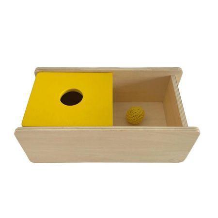 Caja de permanencia con bola Chanitos Cunita montessori CMS-CPBOL