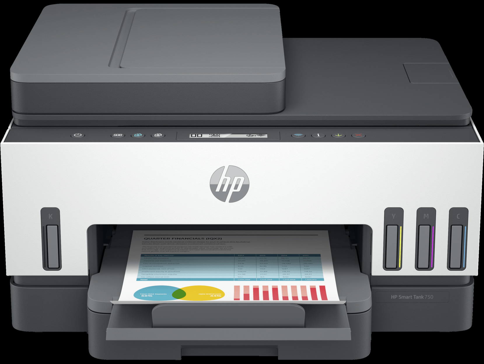 Impresora Multifuncional HP Smart Tank 750 (6UU47A) Tinta Continua Color Wi-Fi Dúplex y ADF