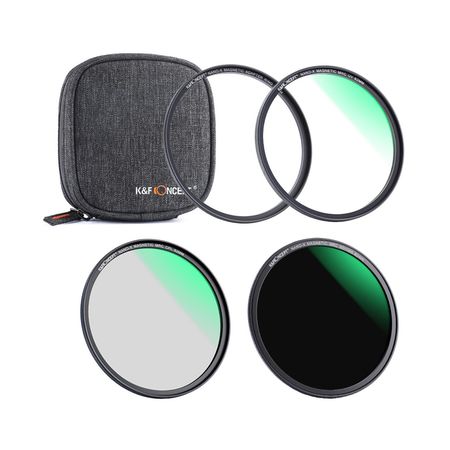 Filtro K&F Concept Magnetic 3en1 Kit UV+CPL+ND1000+Estu-46mm Sku2121