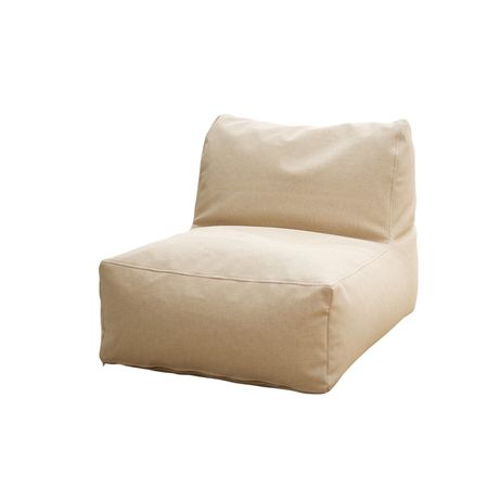 Puff Lounge Mediano Lona Beige PuffLima