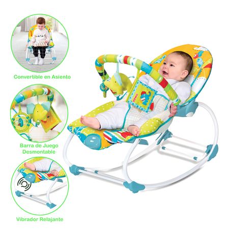 Silla Nido Infanti 6920 PARA Bebé Animalitos Safari Multi