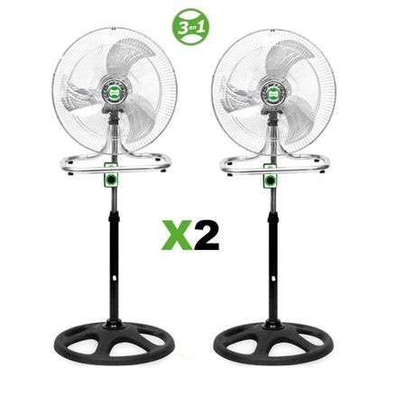 Ventilador Bossko de Pedestal 3 en 1 200W 18“ BK-8219VING Caja de 2 Und.