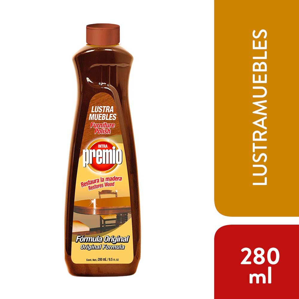 Limpiador Madera PREMIO Lustramuebles Original Botella 220ml