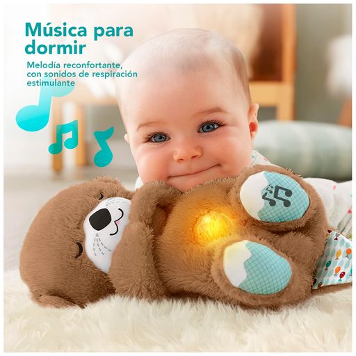 Peluche Sensorial Hora de Dormir Diseño Nutria Musical Marrón F09 - plazaVea