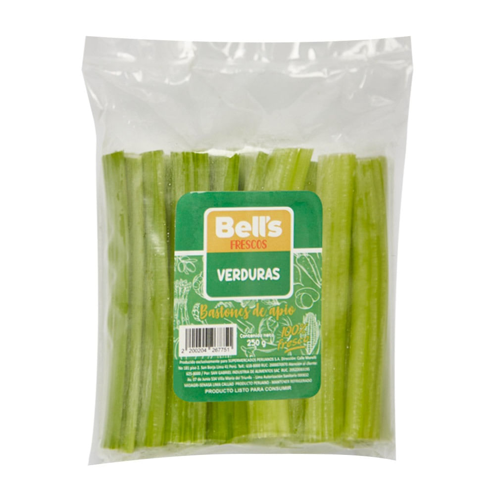 Bastones de Apio BELL'S FRESCOS Bolsa 250g
