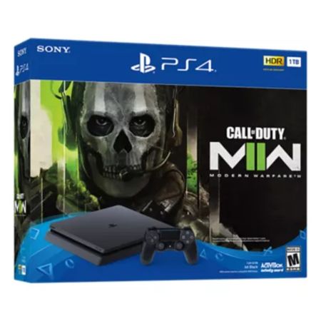 Consola Sony PS4 Playstation 4 Slim de 1TB + Call Of Duty Modern Warfare 2