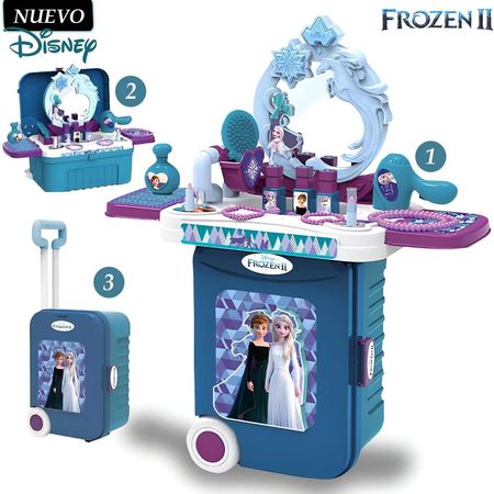Juguete Set De Belleza y Maleta 3 En 1 Frozen II