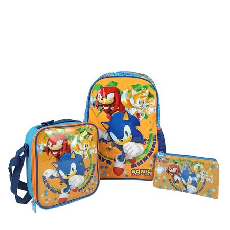 Set Mochila Oficio Scool Kombat - SONIC