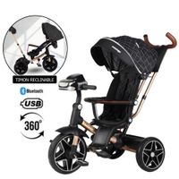 Triciclo Giratorio 5 en 1 Voyage Nova USB Bluetooth Negro