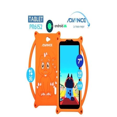 Tablet ADVANCE 7 Doble SIM Conectividad 3G RAM 1GB ROM16GB Prime PR6152 Naranja