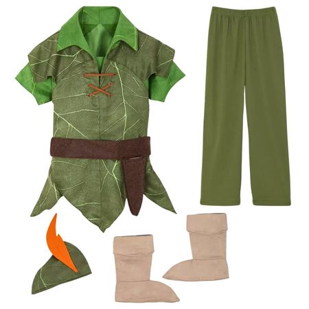 Disfraz Disney Store Peter Pan - Talla 9/10 US