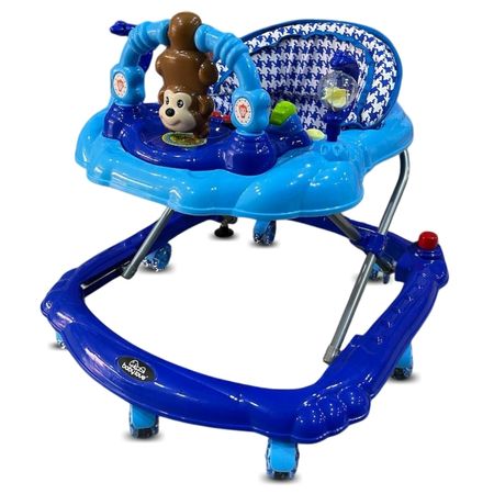 Andador con Tablero Musical Monky Azul