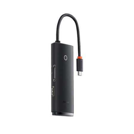 Adaptador WKQX050101 Baseus Hub 6 en 1 Tipo C USB3.0 HDMI SD/TF