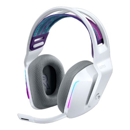 AUDÍFONO CON MICRÓFONO INALÁMBRICO LOGITECH G733 LIGHTSPEED BLANCO Audifono con Micrófono Inalámbrico Logitech G733 Lightspeed Blanco