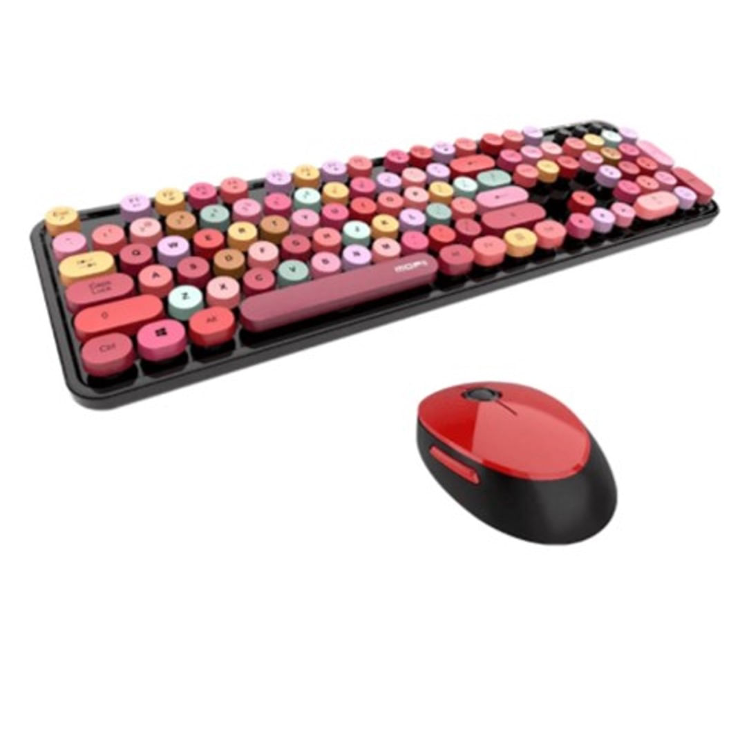 Teclado y Mouse Mofii Combo Inalámbrico 2,4 G Negro