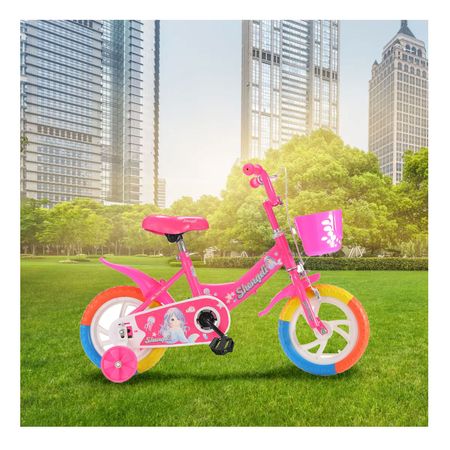 Bicicleta Para Niña Infantil Kids Aro 12 Tri Fucsia AK | plazaVea ...