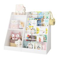Librero Juguetero Montessori Infantil Benny Blanco Muebles Bonno