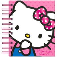 Cuaderno DGNOTTAS Espiralado A6 Tapa Dura Hello Kitty
