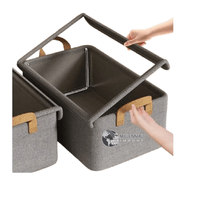 Organizadoras Con Tapa y Varillas Caja De Almacenamiento De Ropa